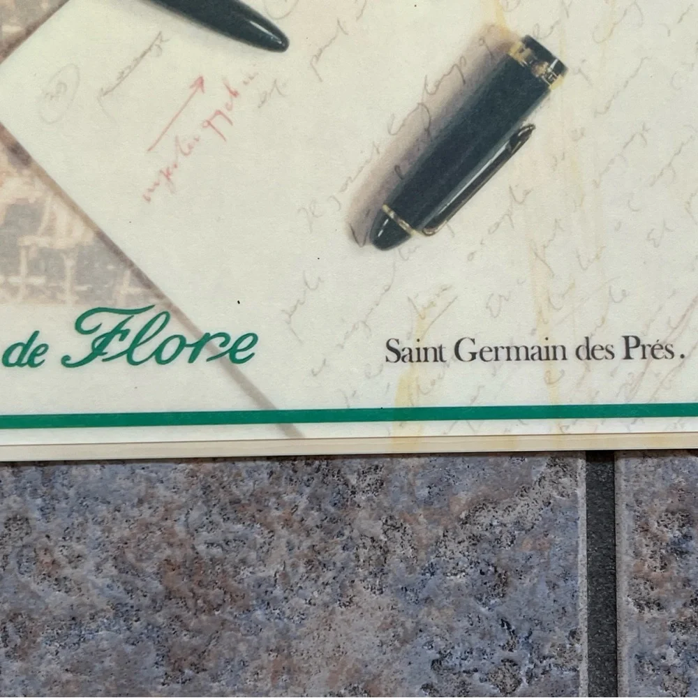 Cafe de Flore placemats